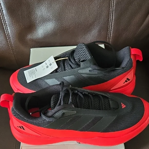 Adidas Black and Red Sneakers - Picture 3 of 11